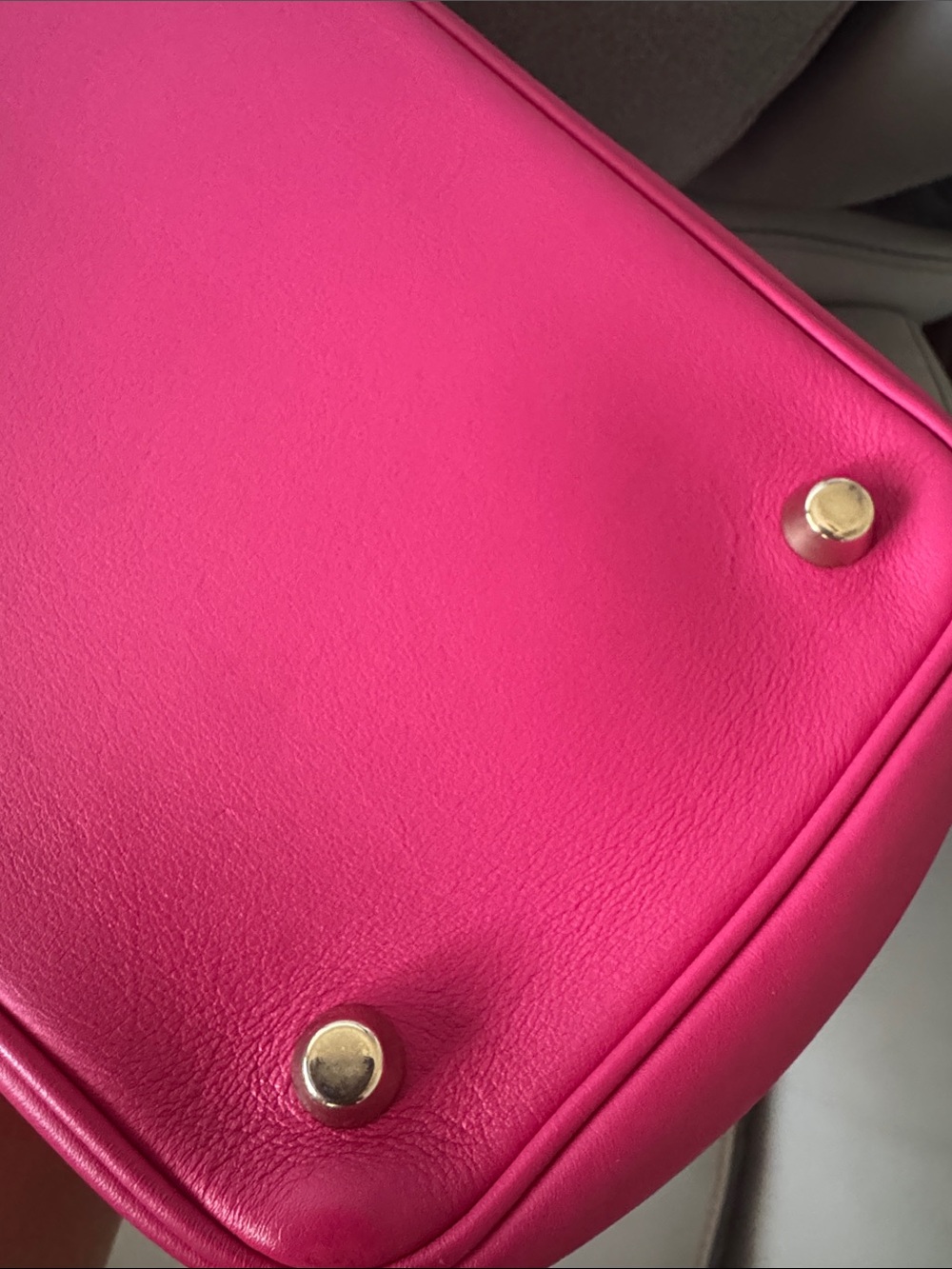 Be Dior Large Leather Top-Handle Satchel with Gold Hardware - Picture 7 of 11
